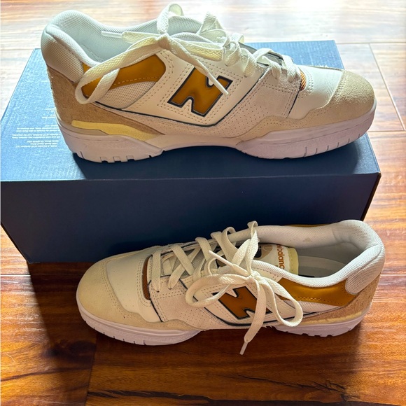 New Balance Shoes - New Balance Women's Cream and White Trainers Used in excellent condition